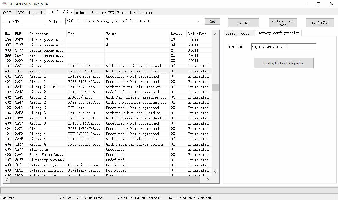 SX-CAN interface screenshot 22